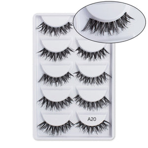 5Pairs 3D Mink Eyelashes