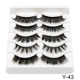 5Pairs 3D Mink Eyelashes