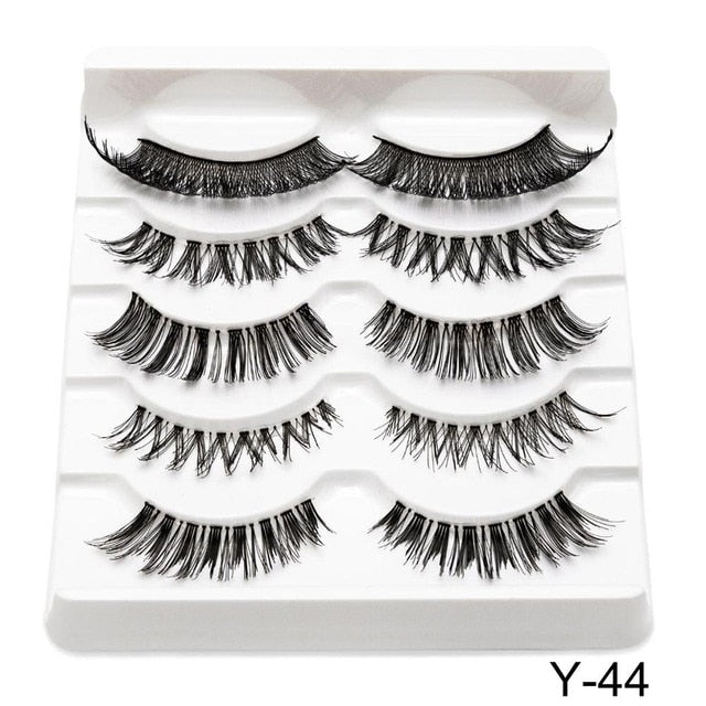 5Pairs 3D Mink Eyelashes