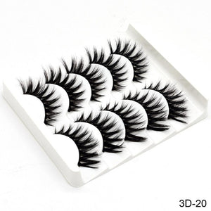 5Pairs 3D Mink Eyelashes