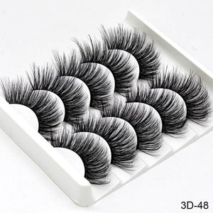 5Pairs 3D Mink Eyelashes