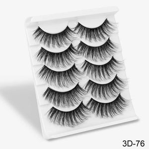 5Pairs 3D Mink Eyelashes