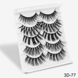 5Pairs 3D Mink Eyelashes